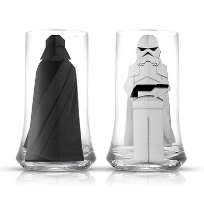 JoyJolt® Star Wars™ 18.5oz. Beware Of the Dark Side Tall Drinking Glasses, 2ct.