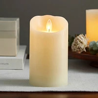 iFlicker Ivory 3" x 5" LED Pillar Candle by Ashland®