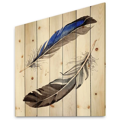 Designart - Colourful Boho Feathers III