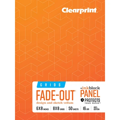 Clearprint™ Fade-Out® Grids Design & Sketch Vellum Book