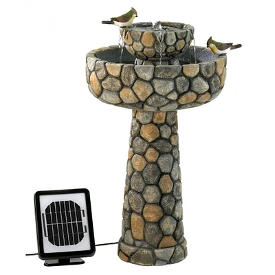 25" Wishing Well Solar Water Fountain