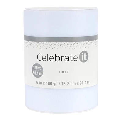 12 Pack: 6" x 100yd. Tulle by Celebrate It™ Occasions™