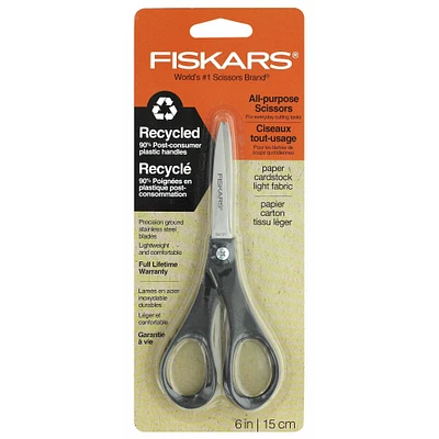 Fiskars® 6" All Purpose Recycled Scissors