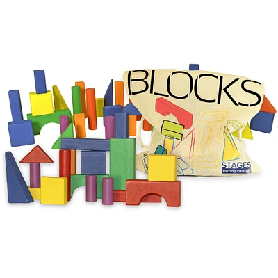 Stages® Learning Materials Sensory Builder® Blocks, 50ct.