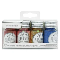 Nuvo® Pure Sheen Sweet Sorbet Glitter, Sequins & Confetti Set