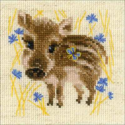 RIOLIS Little Boar Counted Cross Stitch Kit