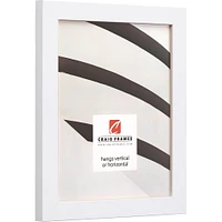 Craig Frames Essentials Satin White Picture Frame