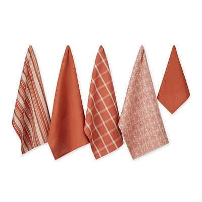 DII® Assorted Spice Dishtowel & Dishcloth (Set of 5)