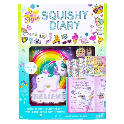 Just My Style® Squishy Unicorn Diary