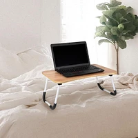 Mind Reader Freestanding Portable Foldable Lap Desk with Fold-Up Legs