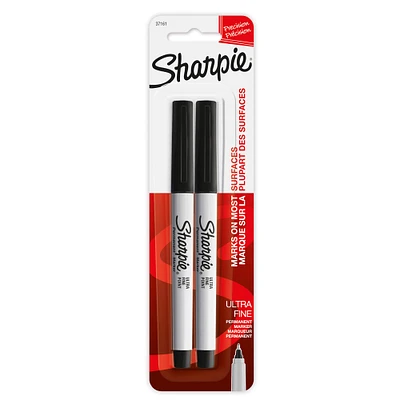 12 Packs: 2 ct. (24 total) Sharpie® Ultra Fine Point Black Permanent Markers
