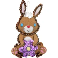 Bucilla® Oversized Easter Felt Ornaments Applique Kit Set