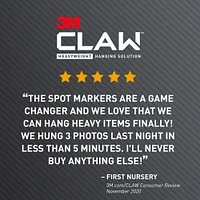 12 Pack: 3M CLAW™ 25lb. Drywall Picture Hanger