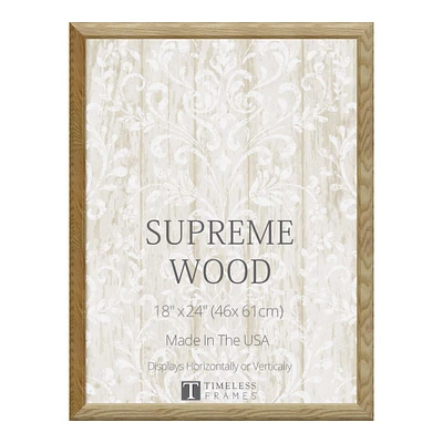 Timeless Frames® Supreme Natural Wood 18" x 24" Frame