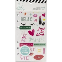 Heidi Swapp™ Color Fresh, Icons & Phrases Memory Planner Sticker Book