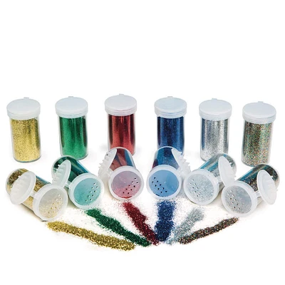 Color Splash!® Assorted Glitter, 3/4oz., 12ct.