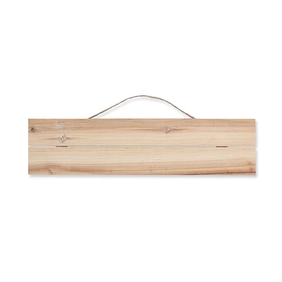 5" x 20" Wood Slats Plaque by Make Market®