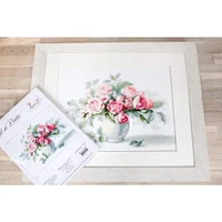 Luca-s Etude With Roses Counted Cross Stitch Kit