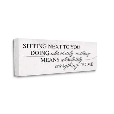 Stupell Industries Nothing Means Everything Phrase Wall Accent