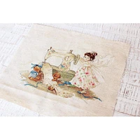 Luca-s The Fairy-Needlewoman Counted Cross Stitch Kit