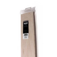 1/4" x 3" x 36" Balsa Wood Slats, 3ct. by Make Market®