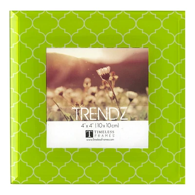 Timeless Frames® Trendz Trellis Glass 4" x 4" Frame 