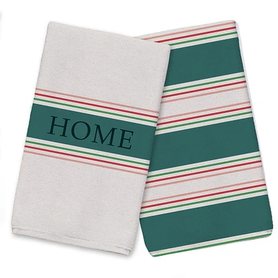 Striped Home Hand Towel Set