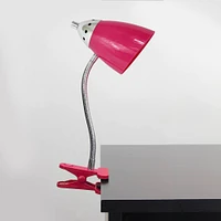 LimeLights 17.5" Flossy Flexible Gooseneck Clip Light Desk Lamp