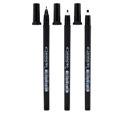 6 Packs: 3 ct. (18 total) Pigma® Calligrapher™ Black Pen Set