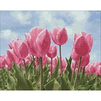 Wizardi Diamond Painting Kit Sky And Tulips