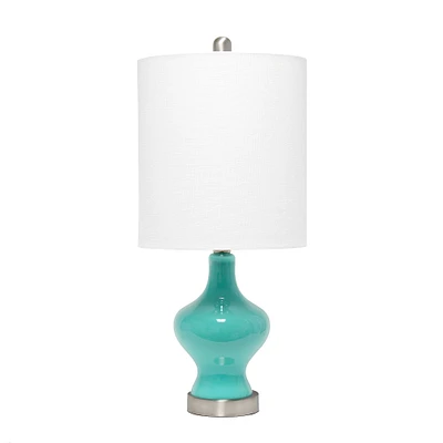 Lalia Home 22.5" Paseo Table Lamp with White Fabric Shade