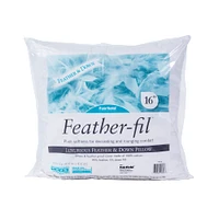 Feather-fil® Luxurious Feather & Down Pillow Insert, 16" x 16"