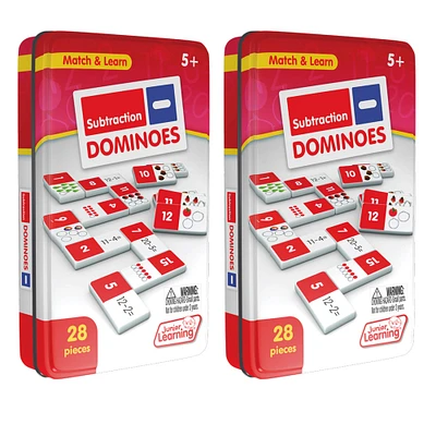 Junior Learning® Subtraction Dominoes Set, 2ct.