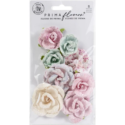 Prima Marketing® All My Heart with Love Mulberry Paper Flowers