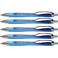 5 Packs: 5 ct. (25 total) Schneider® Blue Slider Rave XB Retractable Ballpoint Pens