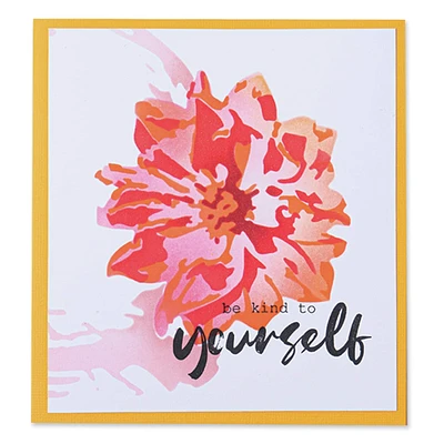 Sizzix® Painted Flower by Olivia Rose Layered Stencil, 6" x 6"