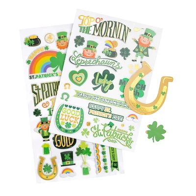 12 Pack: St. Patrick's Day Stickers by Recollections™