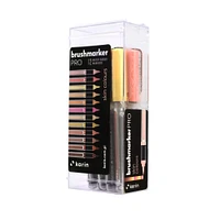 Karin Brushmarker Pro Skin Colors Markers, 12ct.