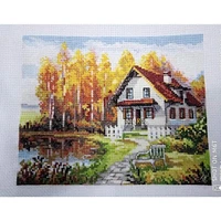 Letistitch Moonlight Manor Counted Cross Stitch Kit