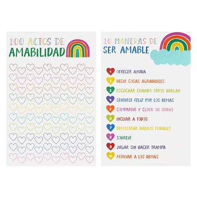 12 Packs: 2 ct. (24 total) Spanish Kindness Dry Erase Posters by B2C™