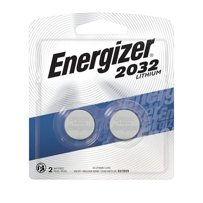 Energizer® CR2032 Lithium Coin Battery, 2ct.