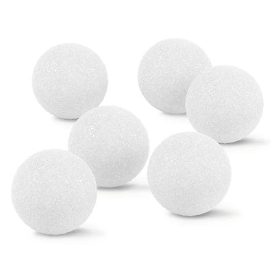 24 Packs: 6 ct. (144 total) FloraCraft® CraftFōM® 3" White Balls