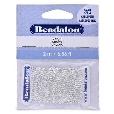 12 Pack: Beadalon® 6.5ft. Small Cable Metal Chain