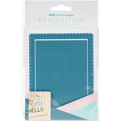 We R Memory Keepers® Revolution™ Card Front Stitch Grid Die