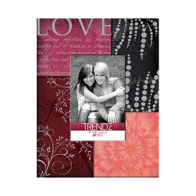 Timeless Frames® Trendz Love  4" x 6" Decoupage Tabletop Frame