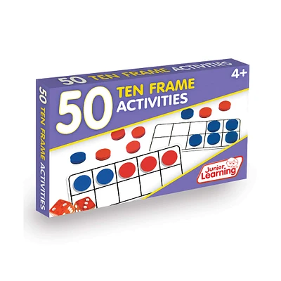 Junior Learning® 50 Ten Frame Activities Learning Set