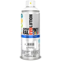 Pintyplus Matt Pure White Evolution Water-Based Spray Paint, 11.18oz.