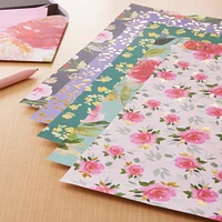 Florals Paper Pad by Recollections™, 12" x 12"