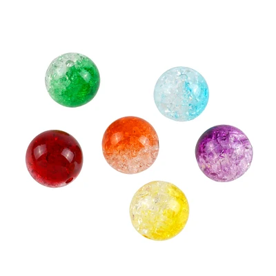 12 Packs: 50 ct. (600 total) Crackle Plastic Beads by Creatology™