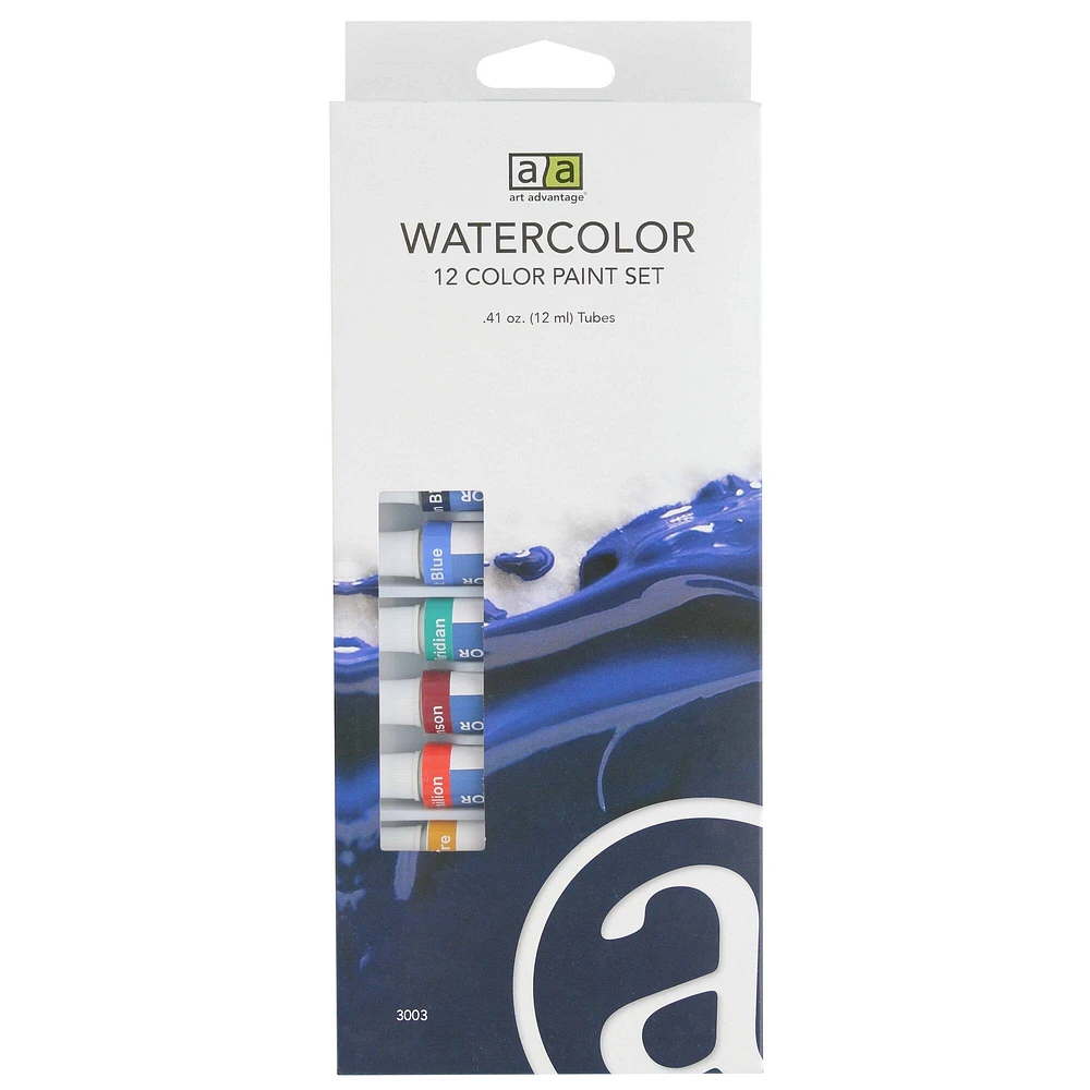 Art Advantage® 12 Color Watercolor Paint Set